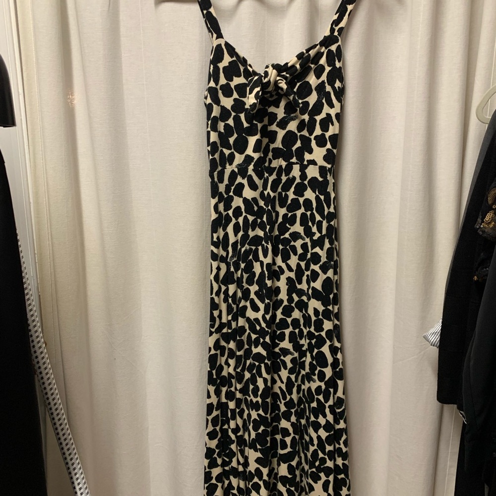 Tie detail Jersey dress